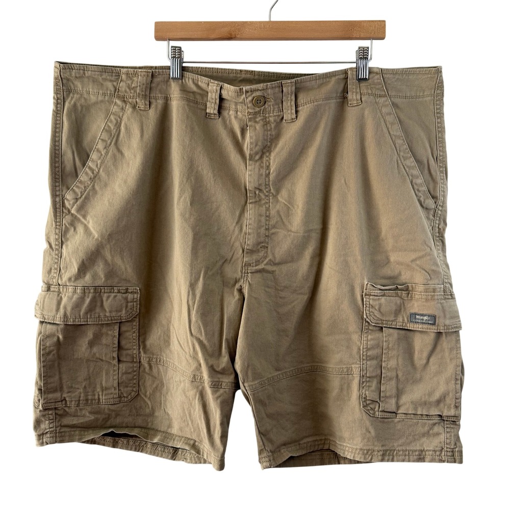 Mens Wrangler Cargo Shorts Size‎ Casual Outdoor Work Hiking Travel Tan